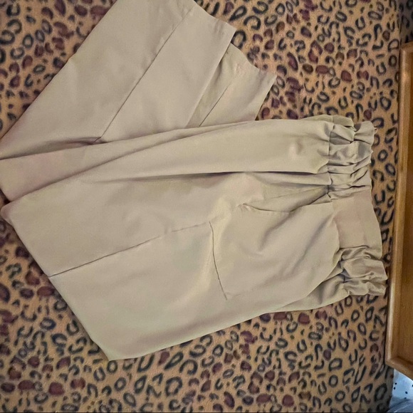 Tan pants with white blouse “Duo” Mossimo Blouse pants unknown. - Picture 8 of 8